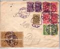   &Ouml;sterreich 262, 278 im 4er Block u.a. auf Brief  6,00 EUR  + 1,50 EUR frais d'envoi