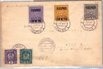   &Ouml;sterreich 225-227 u.a. auf Brief mit Flugpost  16,00 EUR  + 1,50 EUR frais d'envoi
