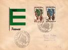   Frankreich 1157-1158 als Ersttagsbrief CEPT 1957  5,00 EUR  + 1,50 EUR frais d'envoi