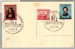   BRD Bund 148, 152, 155 auf Ausstellungskarte Industrieausstellung Berlin  8,00 EUR  + 1,50 EUR frais d'envoi