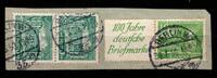 Berlin Zusammendrucke  Berlin Zusammendrucke W 9, 44 senkr. Paar gestemp... 25,00 EUR  + 1,50 EUR frais d'envoi