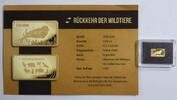 Goldbarren Motiv Kegelrobbe Münze 999er Gold 1/100 oz, mit Zertifikat -