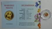 Togo 1500 Francs CFA, Münze 999er Gold 1/100 oz, Insekten, mit Zertifikat -