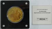 Medaille Motiv Dreikaiserjahr 999er Gold 1/200 oz, Zertifikat im Folder -