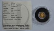 Cook Inseln 1 Dollar 2007, Münze 999er Gold 0,5 g, Maple Leaf, Zertifikat -
