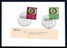 Bund Bund 141-142 Mischfrankatur MiNr. 141-142 Mischfrankatur -