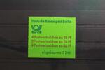 Berlin Berlin MH 13a Pf VIII oZ postfrisch Markenheftchen Plattenfehler MiNr. MH 13a Pf VIII oZ postfrisch Markenheftchen Plattenfehler -