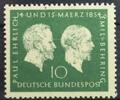 BRD Bund BRD Bund 197 postfrisch Geburtstag Prof. Paul Ehrlich MiNr. 197 postfrisch Geburtstag Prof. Paul Ehrlich -