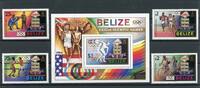 Belize Belize 747-750+Block63 postfrisch Olympia MiNr. 747-750+Block63 postfrisch Olympia -