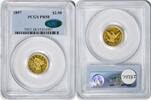 US Two and a Half Dollar 1897 $2.50 Gold Liberty Head PR58 PCGS (CAC) CAC -