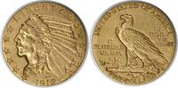 US Five Dollar 1912 $5 Gold Indian EF Uncertified #228 None -