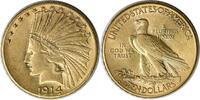 US Ten Dollar 1914-D $10 Gold Indian AU Uncertified #329 None -