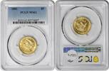 US Five Dollar 1881 $5 Gold Liberty Head MS62 PCGS None -