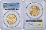 US Ten Dollar 1893 $10 Gold Liberty Head MS62 PCGS None -