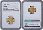 US Two and a Half Dollar 1897 $2.50 Gold Liberty Head MS63 NGC None -
