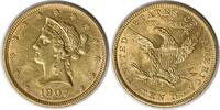 US Ten Dollar 1907 $10 Gold Liberty Head AU58 Uncertified #252 None -