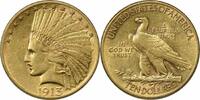 US Ten Dollar 1913 $10 Gold Indian AU Uncertified #134 None -