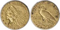 US Two and a Half Dollar 1913 $2.50 Gold Indian AU58 Uncertified #1035 None -