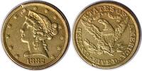 US Five Dollar 1882 $5 Gold Liberty Head VF Uncertified #1248 None -