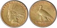 US Ten Dollar 1912-S $10 Gold Indian EF Uncertified #1117 None -