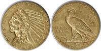 US Five Dollar 1912 $5 Gold Indian AU Uncertified #1114 None -
