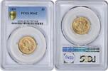 US Five Dollar 1895 $5 Gold Liberty Head MS62 PCGS None -