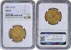 US Ten Dollar 1851-O $10 Gold Liberty Head AU53 NGC None -