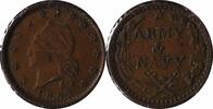 US Token 1863 Civil War Token French Liberty Patriotic 16/300 EF Uncertified -
