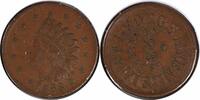 US Token 1863 Civil War Token Store Card New York NY-630-AL/1016 AU Uncertified -