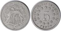 US Nickel 1868 Rev 68 Shield Nickel Var 3 FS-903 EF Uncertified None -