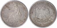 US Dollar 1876-S Trade Silver Dollar Choice EF Uncertified #210 None -