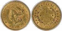 US Dollar 1851 $1 Gold Type 1 EF Uncertified #243 None -