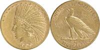 US Ten Dollar 1909-S $10 Gold Indian EF Uncertified #1146 None -