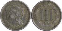 US Three Cent 1865 Three Cent Nickel VF Uncertified None -