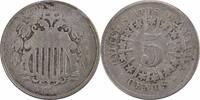 US Nickel 1866 Shield Nickel Rays VG Uncertified None -