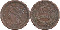 US Cent 1857 Large Cent Small Date EF Uncertified #204 None -