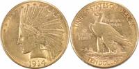 US Ten Dollar 1914-D $10 Gold Indian AU58 Uncertified #215 None -