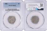 US Nickel 1882 Shield Nickel RPD (Unattributed) MS62 PCGS None -