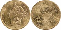 US Twenty Dollar 1875-S $20 Gold Liberty Head MS60 Uncertified #329 None -