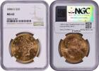 US Twenty Dollar 1884-S $20 Gold Liberty Head MS62 NGC None -