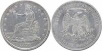 US Dollar 1877-S Trade Silver Dollar AU Uncertified #847 None -