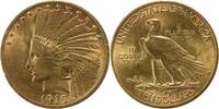US Ten Dollar 1915 $10 Gold Indian AU58 Uncertified #922 None -