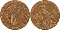 US Two and a Half Dollar 1915 $2.50 Gold Indian AU58 Uncertified #246 None -