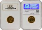 US Three Dollar 1871 $3 Gold AU58 NGC None -