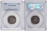 US Quarter 1858 Liberty Seated Silver Quarter MS63 PCGS None -
