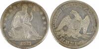 US Half Dollar 1865 Liberty Seated Half Dollar RPD FS-301 Choice EF Uncertified #401 None -