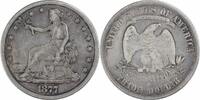 US Dollar 1877-S Trade Silver Dollar VF Uncertified #934 None -