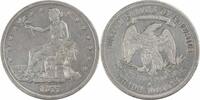US Dollar 1877-S Trade Silver Dollar EF Uncertified #939 None -