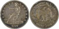 US Dollar 1877-S Trade Silver Dollar EF Uncertified #940 None -