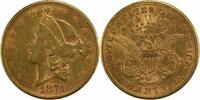US Twenty Dollar 1874-S $20 Gold Liberty Head EF Uncertified #1023 None -